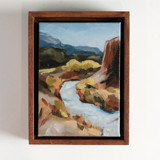 Little Whisper - Framed New Mexico Landscape Original Painting