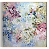 You Taught Me to Wait for Spring - 40 x 40 inches Original Mixed Media