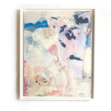 Snow Sky Original Mixed Media