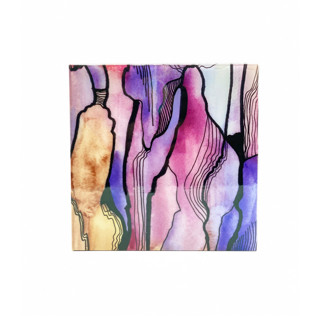 Chroma Collection Purple #1 Original Mixed Media