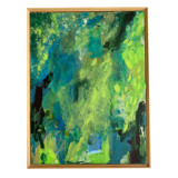 Fire Grasses Original Mixed Media