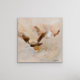 AfterGlow (8″ X 8″)- Abstract Painting Original Mixed Media