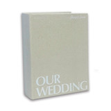 Wedding Photo Album in classic linen Wedding Albums and Scrapbooks
