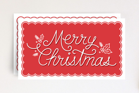 Merrily Christmas Non-Custom Mini Cards