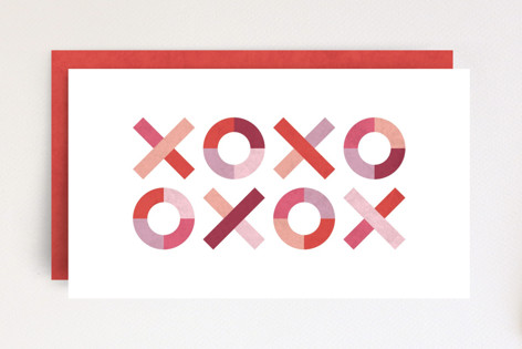 Hugs & Kisses Tag Non-Custom Mini Cards