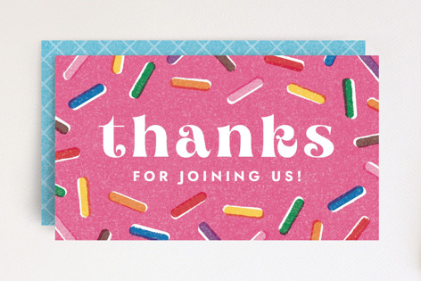 Donut Miss the Fun! Favor Tag Non-Custom Mini Cards