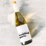 Bridesmaid Gift Wine Label | Ain't No Party Like a Wedding Party Bridesmaid gifts