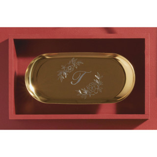 Engraved Jewelry Dish Flower Bridesmaid gifts