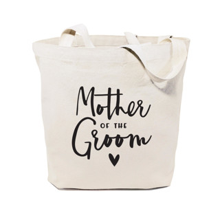 Mother of the Groom Wedding Cotton Canvas Tote Bag Bridesmaid gifts