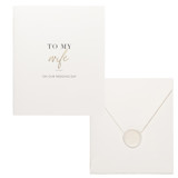 Spouse Greeting Card- Wife Bridesmaid gifts