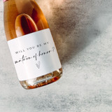 Matron of Honor Gift Wine Label | Will you be my Matron of Honor? Bridesmaid gifts