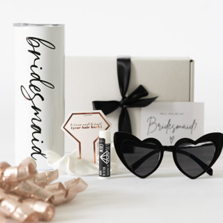 Black and White Bridesmaid Proposal Gift Bridesmaid gifts