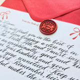 Post Card from Santa- Handwritten Note from Santa- Personalized with Child's Name Bridesmaid gifts