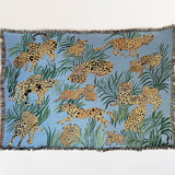 Blue Cheetahs Blanket Blankets and Throws