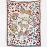 Pomegranate Lions Blanket Blankets and Throws