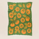 Persimmon Throw Blanket Blankets and Throws