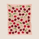 Cherry Throw Blanket Blankets and Throws