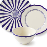 Mixed 12 Piece Dinnerware Set with Cereal Bowl 2 Dining Bowls