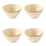 Giovanna 6'' Cereal Bowl Set of 4 Dining Bowls
