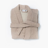 Alaia Robe - Mushroom Oatmeal (L/XL) Bath Robes