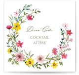 Wildflower wreath Mini Enclosure Cards