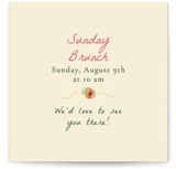 Romantic Tropical Wedding Mini Enclosure Cards