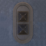 Dark Pyramid Set Candles & Holders