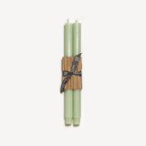 12" Church Tapers (pair) Celadon Candles & Holders