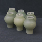 Spring Green Orb Set Candles & Holders