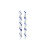 Blue Coquette Taper Candles - Set of 2 Candles & Holders