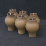 Taupe Orb Set Candles & Holders