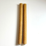 Brown Honeycomb Taper Set Candles & Holders