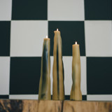 Horn Wobble Set Candles & Holders