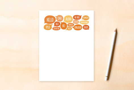 Many Hellos Children's Stationery