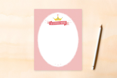 Princess Notes Children's Stationery