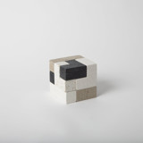 Brave New Cube - Handcrafted Terrazzo Soma Puzzle Decorative Object
