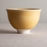 Butterscotch Glazed Vessel with Flared Rim Decorative Object