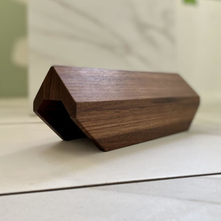 Modern Covered Bridge in Upcycled Walnut Decorative Object