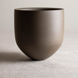 Dark Walnut Colored Porcelain Vessel 4 Decorative Object
