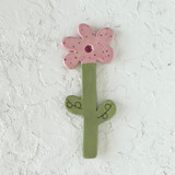 Pink Speckle Flower Tchotchke Decorative Object