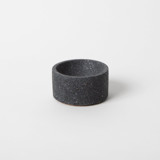 Round Incense Holder - Black Terrazzo Decorative Object