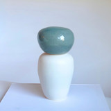 Pebble Seaglass Jar Decorative Object
