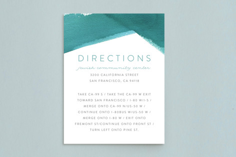 Minimal Abstract Mitzvah Direction Cards