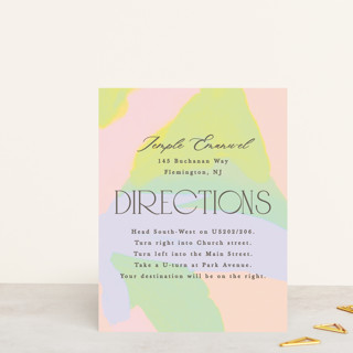 Illuminated Mitzvah Direction Cards