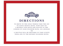Mitzvah Direction Cards