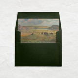 A7 Fine Art Envelope Liners Square Flap // Golden Pastures (Set of 25) Envelope Liners