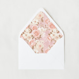 Dusty Rose and Cream Liner | Set of 25 Euro Envelope Liners Envelope Liners