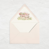A7 Watercolor Envelope Liners // Flower Cart (Set of 25) Envelope Liners