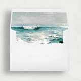 Crashing Ocean Waves Liner | Set of 25 Square Envelope Liners Envelope Liners