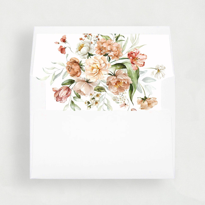 Spring Dutch Floral Liner Set of 25 Envelope Liners Envelope Liners by Nikki Turner Minted